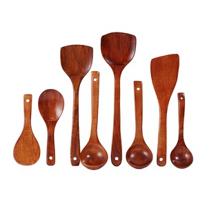 Factory Direct Non-stick Wooden Spatula Utensil Set