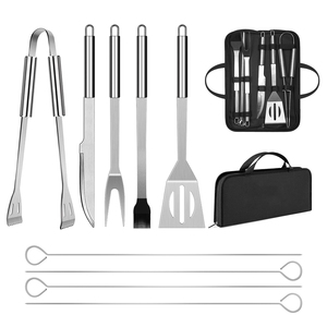 BBQ Utensil Set Stainless Steel Professional Barbecue Accessories