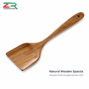 Premium Hardwood Spatula Heavy Duty Cooking Turner for Kitchen